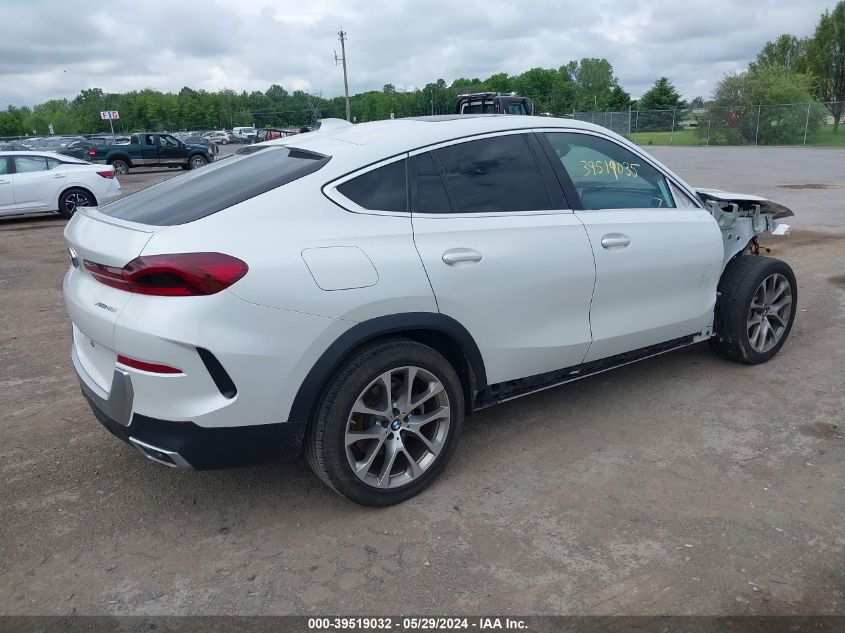 2020 BMW X6 xDrive40I VIN: 5UXCY6C06L9C52129 Lot: 39519032