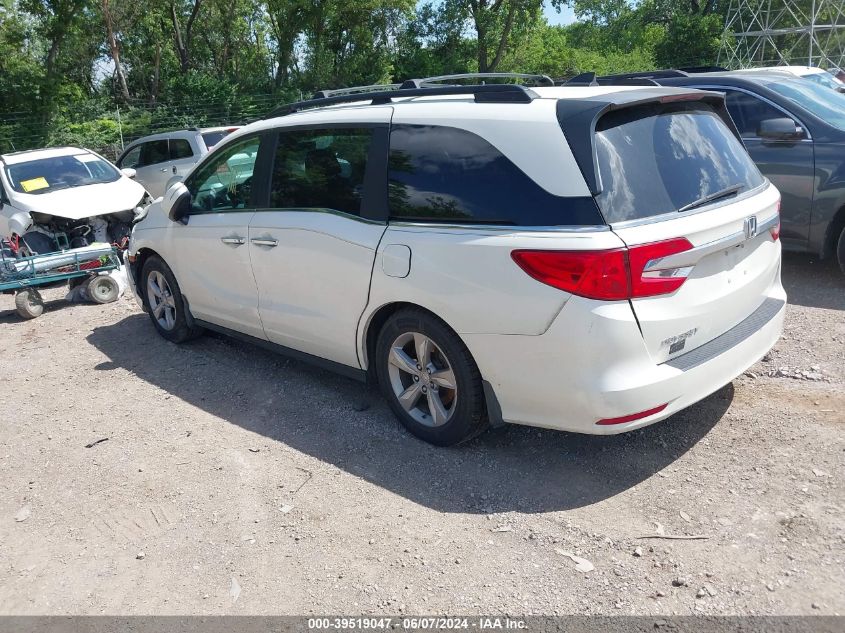 2018 Honda Odyssey Ex-L VIN: 5FNRL6H76JB087649 Lot: 39519047