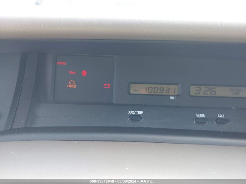 2002 Toyota Avalon Xl VIN: 4T1BF28B42U230639 Lot: 39519048