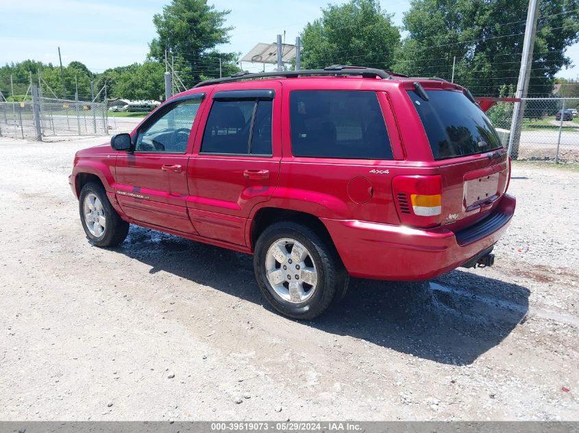 2001 Jeep Grand Cherokee Limited VIN: 1J4GW58S21C720104 Lot: 39519073