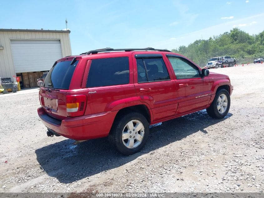 2001 Jeep Grand Cherokee Limited VIN: 1J4GW58S21C720104 Lot: 39519073