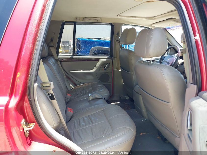 2001 Jeep Grand Cherokee Limited VIN: 1J4GW58S21C720104 Lot: 39519073