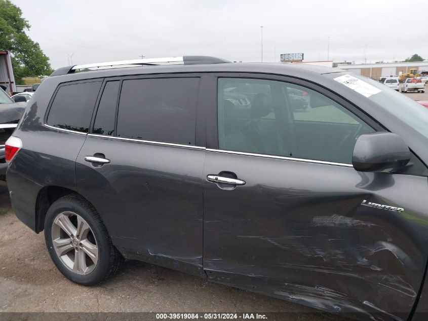 2012 Toyota Highlander Limited V6 VIN: 5TDYK3EH6CS074750 Lot: 39519084