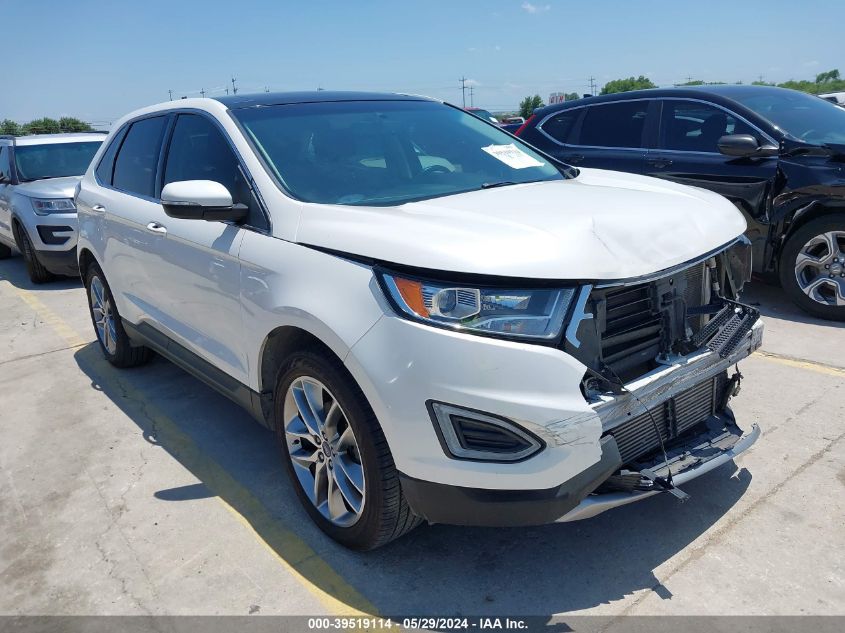 2015 Ford Edge Titanium VIN: 2FMTK3K90FBB20744 Lot: 39519114