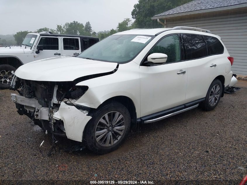 2018 Nissan Pathfinder Sv VIN: 5N1DR2MM3JC614147 Lot: 39519129