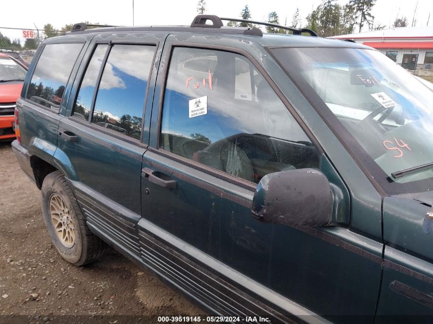 1993 Jeep Grand Cherokee Limited VIN: 1J4GZ78S6PC691492 Lot: 39519145