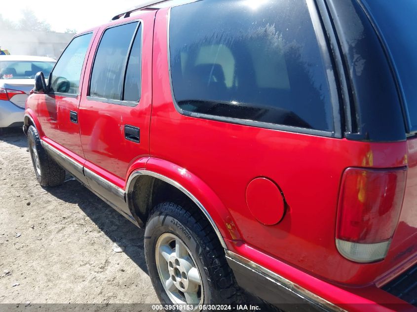 1996 Chevrolet Blazer VIN: 1GNDT13W4T2103839 Lot: 39519153