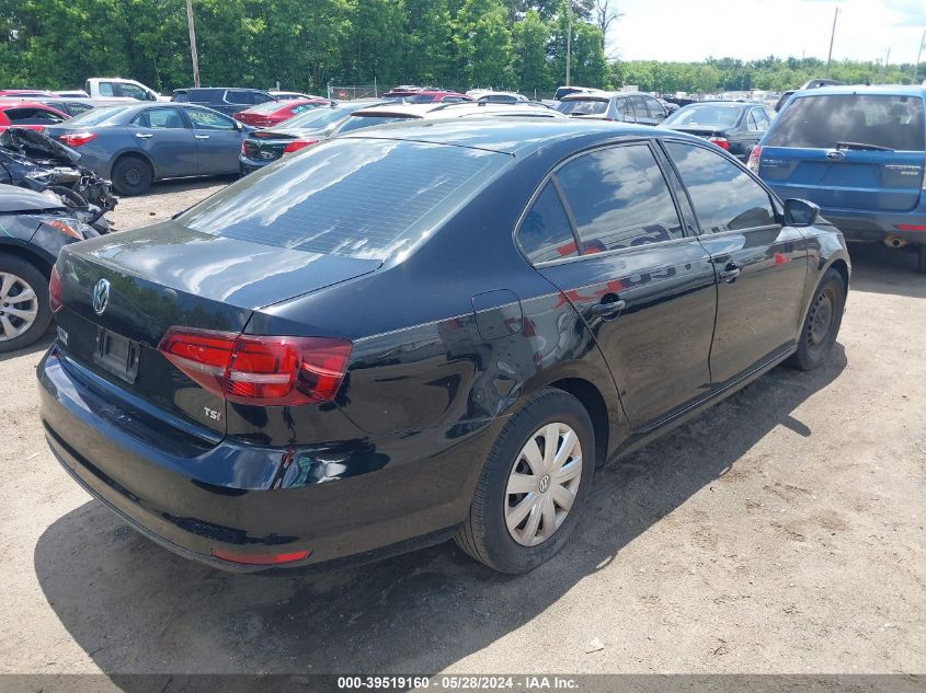 2016 Volkswagen Jetta 1.4T S VIN: 3VW267AJ9GM217008 Lot: 39519160