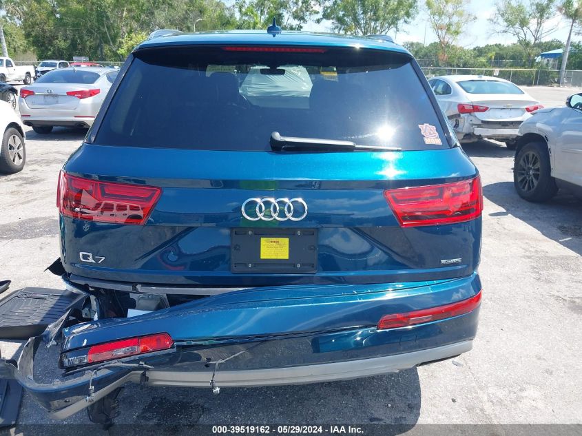 2018 Audi Q7 2.0T Premium VIN: WA1LHAF7XJD022219 Lot: 39519162