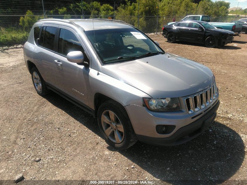 2017 Jeep Compass Latitude 4X4 VIN: 1C4NJDEB2HD121847 Lot: 39519207