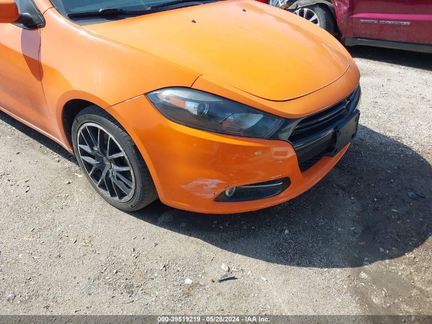 2013 Dodge Dart Sxt VIN: 1C3CDFBA0DD308752 Lot: 39519219