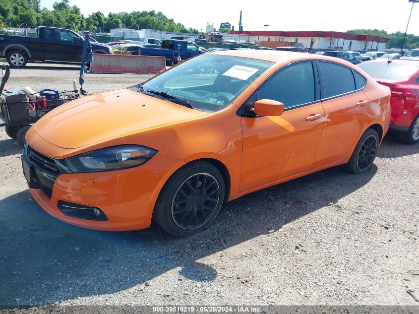 2013 Dodge Dart Sxt VIN: 1C3CDFBA0DD308752 Lot: 39519219