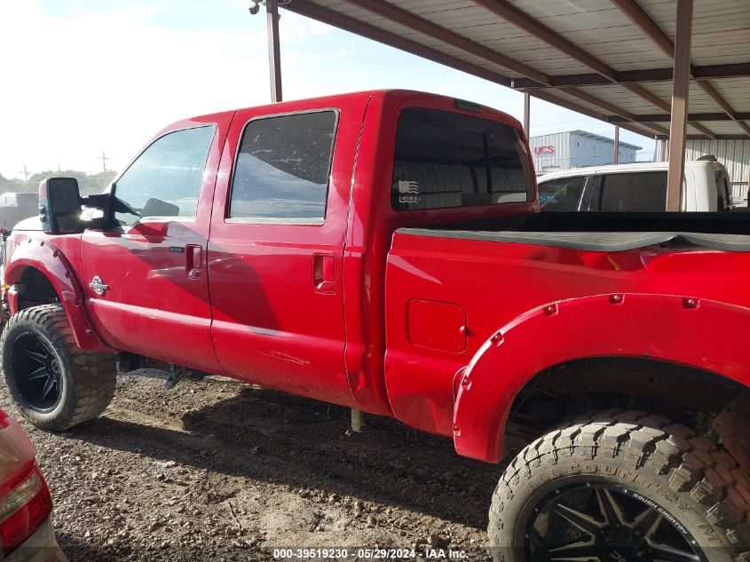 2012 Ford F-250 Lariat VIN: 1FT7W2BT5CEA78801 Lot: 39519230