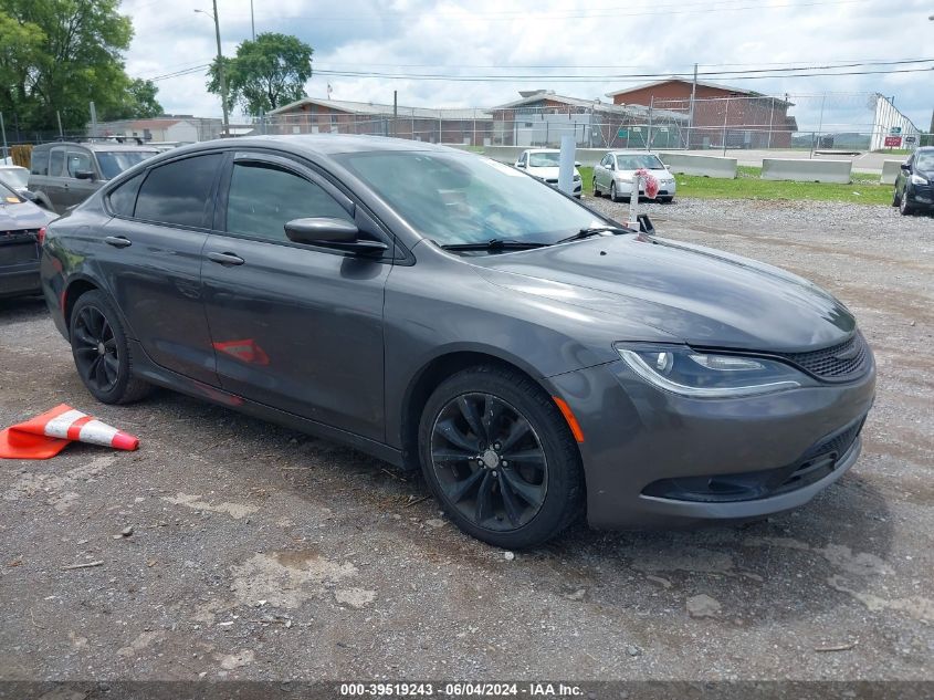 2015 Chrysler 200 S VIN: 1C3CCCBB1FN625379 Lot: 39519243