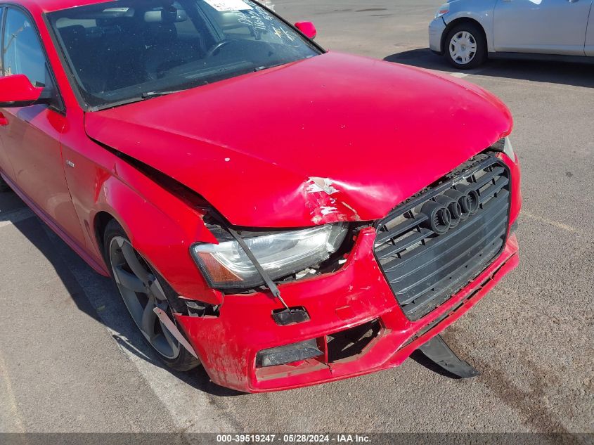 2014 Audi A4 2.0T Premium VIN: WAUMFAFL7EN027372 Lot: 39519247
