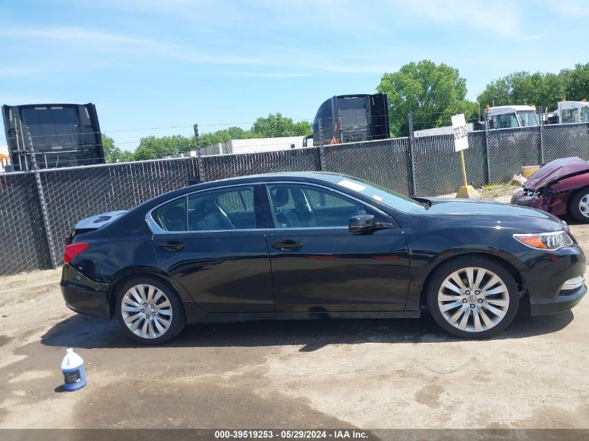 2014 Acura Rlx VIN: JH4KC1F50EC005292 Lot: 39519253