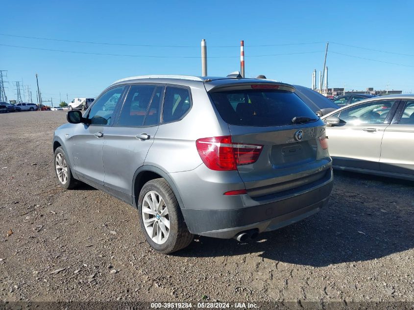 2013 BMW X3 xDrive28I VIN: 5UXWX9C59D0D01858 Lot: 39519284