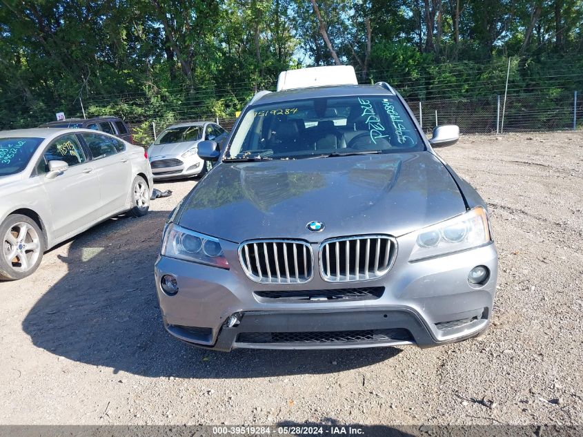 2013 BMW X3 xDrive28I VIN: 5UXWX9C59D0D01858 Lot: 39519284