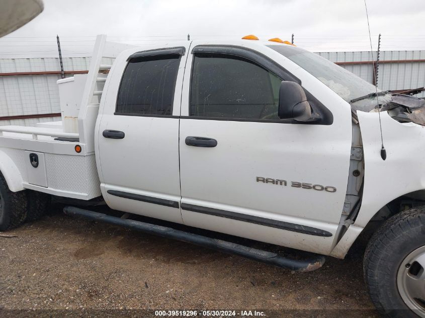 2005 Dodge Ram 3500 Slt/Laramie VIN: 3D7MR48C75G715332 Lot: 39519296