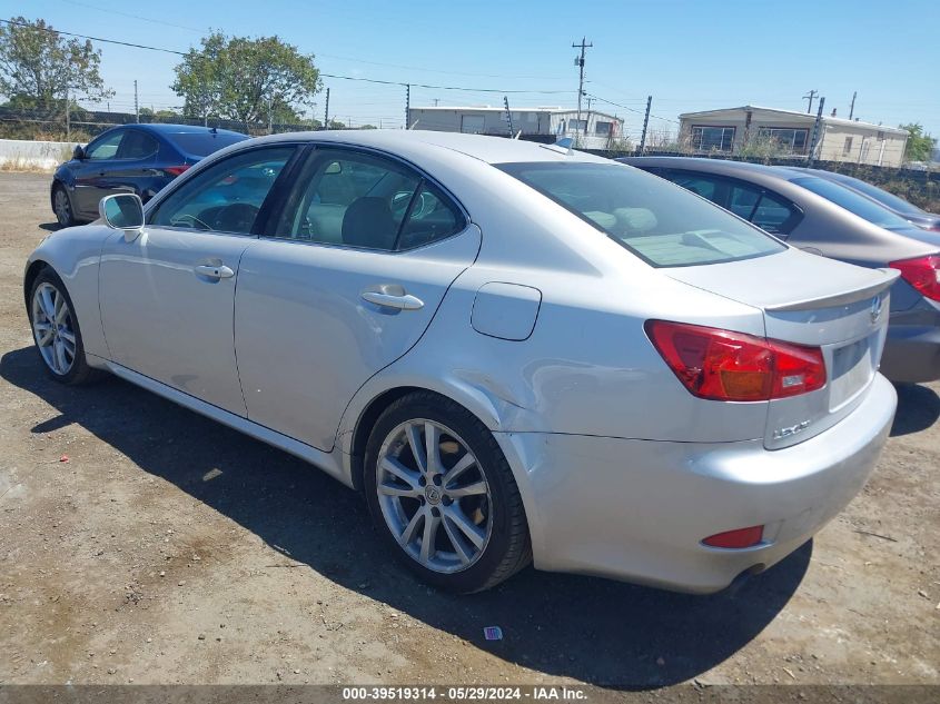 2007 Lexus Is 250 VIN: JTHBK262472034303 Lot: 39519314