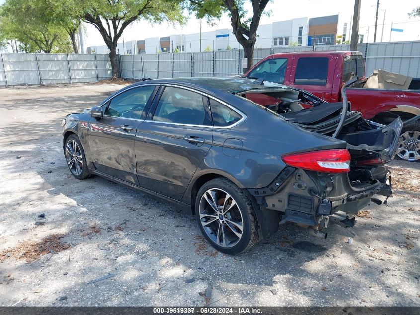 2019 Ford Fusion VIN: 3FA6P0D91KR186770 Lot: 39519337