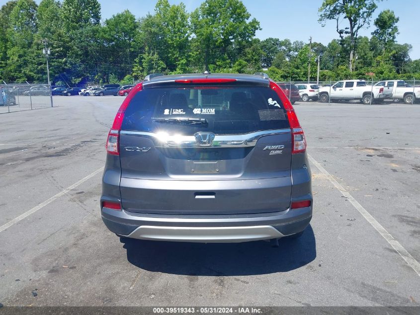 2015 Honda Cr-V Ex-L VIN: 2HKRM4H79FH631295 Lot: 39519343