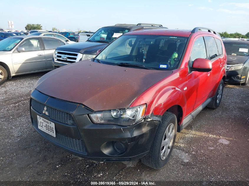 2013 Mitsubishi Outlander Es VIN: JA4AS2AW3DU007448 Lot: 39519365