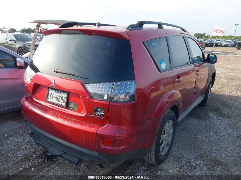 2013 Mitsubishi Outlander Es VIN: JA4AS2AW3DU007448 Lot: 39519365