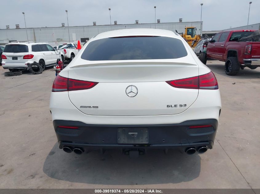 2021 Mercedes-Benz Gle Coupe Amg 53 4Matic VIN: 4JGFD6BB4MA458605 Lot: 39519374