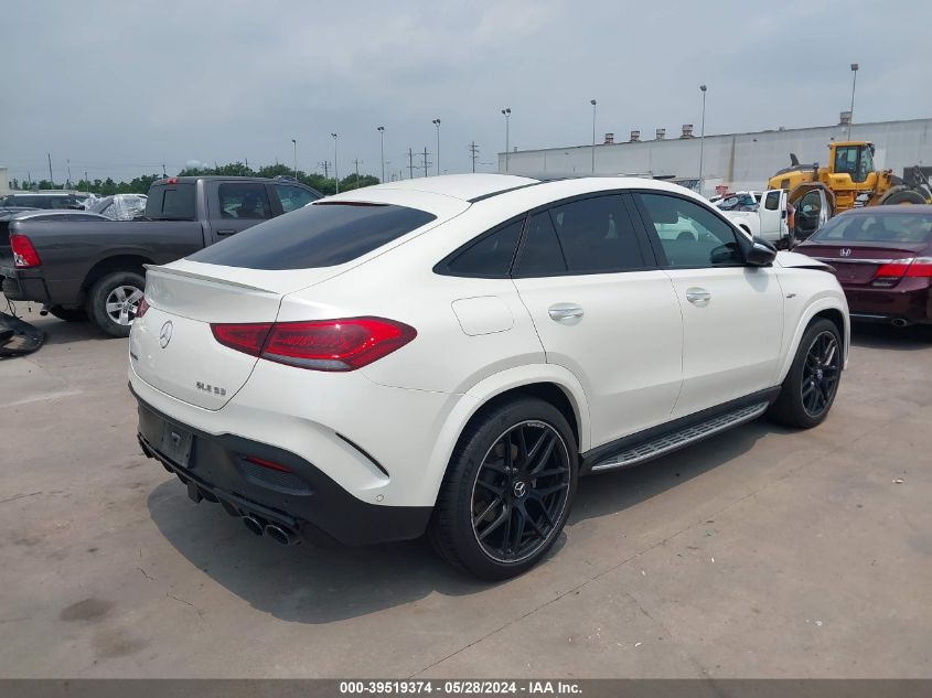 2021 Mercedes-Benz Gle Coupe Amg 53 4Matic VIN: 4JGFD6BB4MA458605 Lot: 39519374