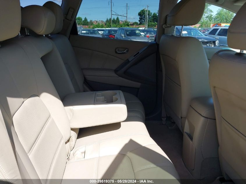 2011 Nissan Murano Sl VIN: JN8AZ1MW0BW179997 Lot: 39519375