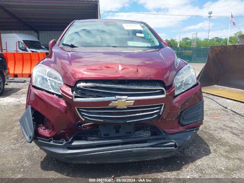 2016 Chevrolet Trax 1Ls VIN: 3GNCJKSB4GL143462 Lot: 39519387