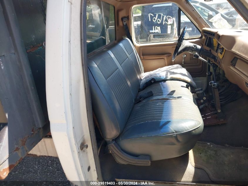 1986 Ford F350 VIN: 1FDKF371XGNA63154 Lot: 39519403