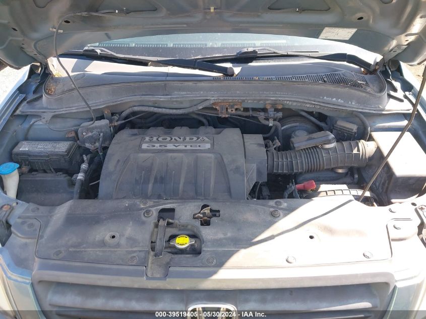 2005 Honda Pilot Ex-L VIN: 5FNYF18585B036664 Lot: 39519405