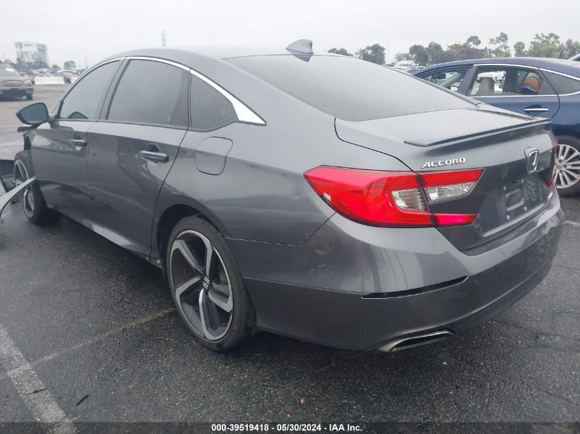VIN 1HGCV1F34LA138503 2020 HONDA ACCORD SPORT