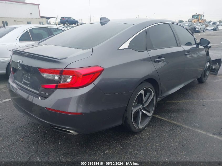 VIN 1HGCV1F34LA138503 2020 HONDA ACCORD SPORT