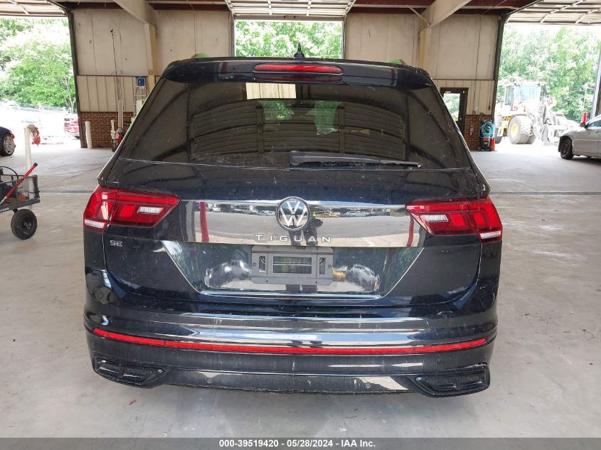 2023 Volkswagen Tiguan 2.0T Se R-Line Black VIN: 3VVCB7AX3PM122212 Lot: 39519420