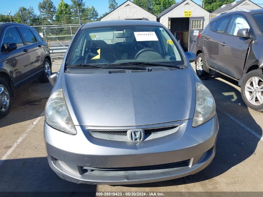 2008 Honda Fit VIN: JHMGD38478S031739 Lot: 39519423