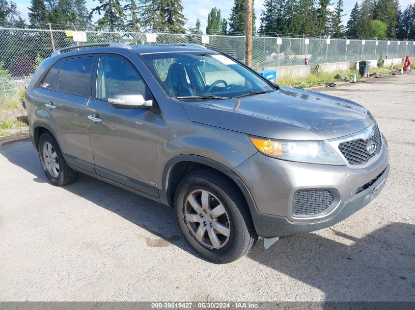 2013 Kia Sorento Lx V6 VIN: 5XYKTDA27DG357523 Lot: 39519427