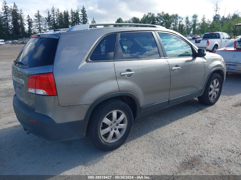 2013 Kia Sorento Lx V6 VIN: 5XYKTDA27DG357523 Lot: 39519427