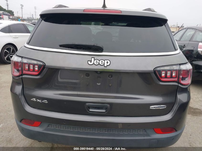 2018 Jeep Compass Latitude 4X4 VIN: 3C4NJDBB4JT256381 Lot: 39519440