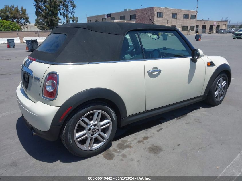 2012 Mini Cooper VIN: WMWZN3C51CT135084 Lot: 39519442