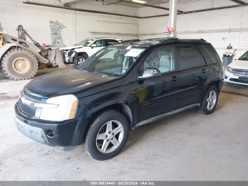 2005 Chevrolet Equinox Lt VIN: 2CNDL73F756021021 Lot: 39519443