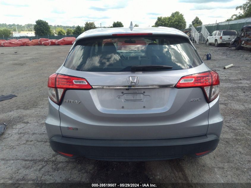 2020 Honda Hr-V Awd Lx VIN: 3CZRU6H32LM709862 Lot: 39519507