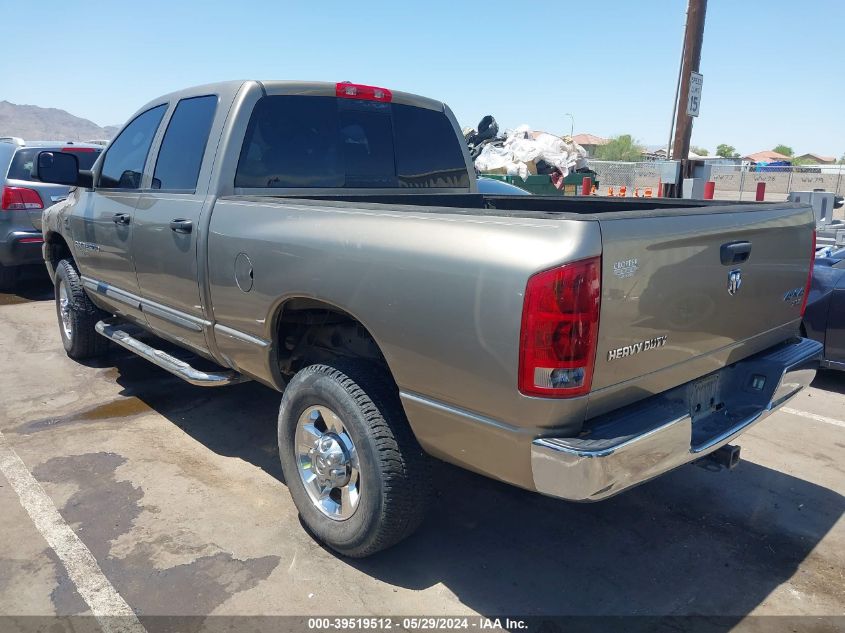 2006 Dodge Ram 2500 Slt/Trx4 Off Road/Sport/Power Wagon VIN: 1D7KS28C16J135851 Lot: 39519512