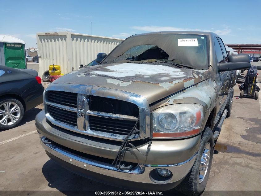 2006 Dodge Ram 2500 Slt/Trx4 Off Road/Sport/Power Wagon VIN: 1D7KS28C16J135851 Lot: 39519512