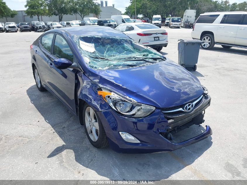 2013 Hyundai Elantra Gls VIN: 5NPDH4AEXDH281681 Lot: 39519513