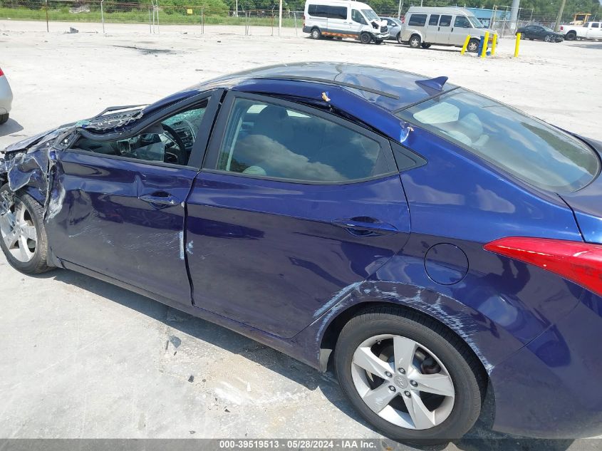 2013 Hyundai Elantra Gls VIN: 5NPDH4AEXDH281681 Lot: 39519513