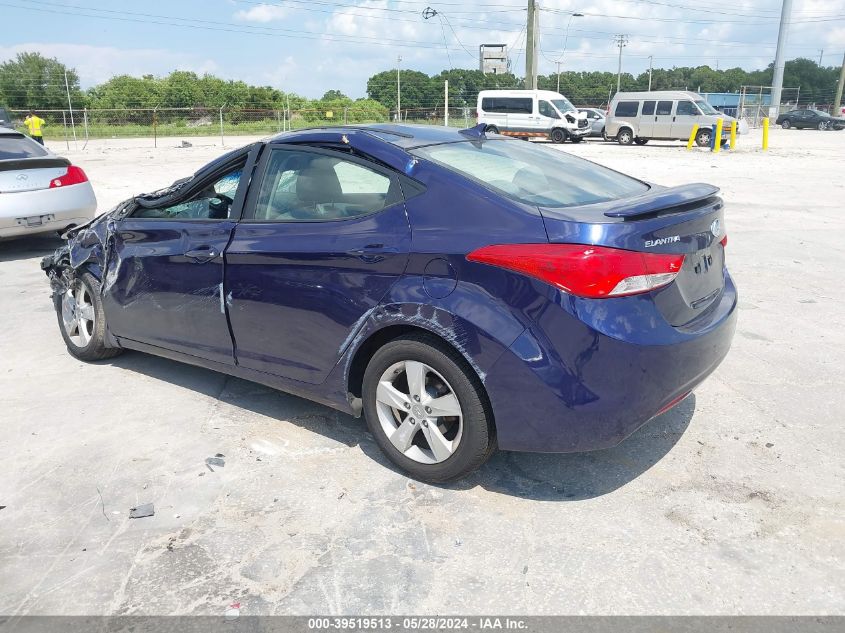 2013 Hyundai Elantra Gls VIN: 5NPDH4AEXDH281681 Lot: 39519513