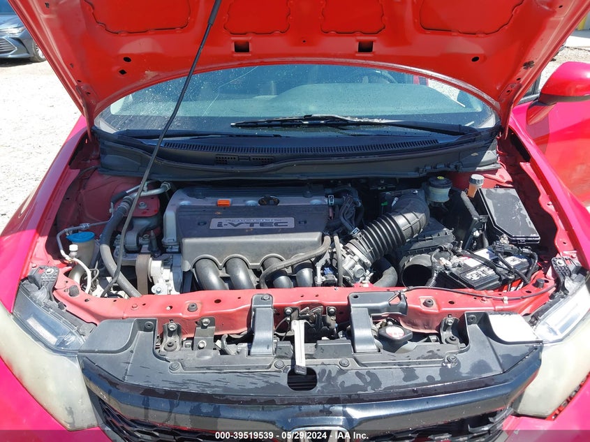 2012 Honda Civic Si VIN: 2HGFB6E59CH702184 Lot: 39519539